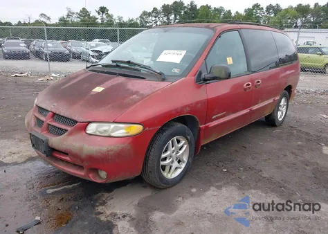 2000 Dodge Grand Caravan Se z USA, uszkodzony, nr VIN 1B4GP44G0YB801534